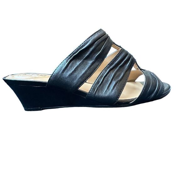 Trotters Leather Wedge Sandals - Picture 2 of 12